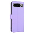 For Google Pixel 8 Pro Four-leaf Embossed Leather Phone Case(Purple)