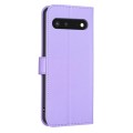 For Google Pixel 7 Four-leaf Embossed Leather Phone Case(Purple)