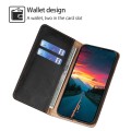 For Xiaomi Redmi Note 13 4G Gloss Oil Solid Color Magnetic Leather Phone Case(Black)