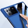 For Xiaomi Mix Fold 3 Integrated Skin Feel PC Phone Case with Pen / Pen Box(Blue)