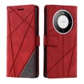 For Huawei Mate 60 Skin Feel Splicing Horizontal Flip Leather Phone Case(Red)