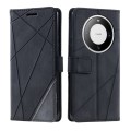 For Huawei Mate 60 Skin Feel Splicing Horizontal Flip Leather Phone Case(Black)