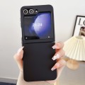 For Samsung Galaxy Z Flip5 Skin Feel Liquid Silicone TPU Phone Case(Black)
