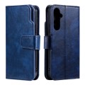 For Samsung Galaxy S24+ 5G Tri-Fold 9-Card Wallets Leather Phone Case(Blue)