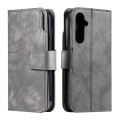 For Samsung Galaxy A05 Tri-Fold 9-Card Wallets Leather Phone Case(Grey)