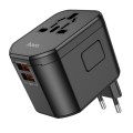 hoco AC15 Walker 3-port PD20W + 2USB Universal Conversion Charger(Black)