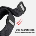 For Apple Watch SE 2023 44mm DUX DUCIS Mixture Pro Series Magnetic Buckle Nylon Braid Watch Band(Mid