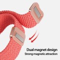 For Apple Watch SE 2023 40mm DUX DUCIS Mixture Pro Series Magnetic Buckle Nylon Braid Watch Band(Gua