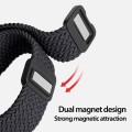 For Apple Watch Ultra 49mm DUX DUCIS Mixture Pro Series Magnetic Buckle Nylon Braid Watch Band(Midni