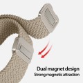 For Apple Watch Series 6 44mm DUX DUCIS Mixture Pro Series Magnetic Buckle Nylon Braid Watch Band(Be