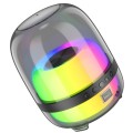hoco BS58 Crystal Colorful Luminous Bluetooth 5.1 Speaker(Black)