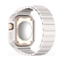 For Apple Watch Ultra 2 49mm DUX DUCIS OA Series Integrated Magnetic Watch Band(Starlight)