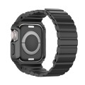 For Apple Watch Series 9 45mm DUX DUCIS OA Series Integrated Magnetic Watch Band(Black)