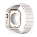 For Apple Watch Ultra 49mm DUX DUCIS OA Series Integrated Magnetic Watch Band(Starlight)
