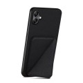 For Samsung Galaxy A20 / A30 Denior Imitation Calf Leather Back Phone Case with Holder(Black)