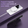 For Xiaomi 14 Pro Matte Magsafe Magnetic Phone Case with Trolley Holder(White)