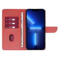 For Motorola Moto G54 5G EU Version Calf Texture Buckle Flip Leather Phone Case(Red)