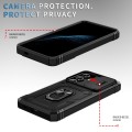 For Samsung Galaxy S24 5G Sliding Camshield TPU + PC Phone Case with Holder(Black)