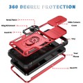 For Samsung Galaxy S24+ 5G Sliding Camshield TPU + PC Phone Case with Holder(Red+Black)
