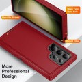 For Samsung Galaxy S24 Ultra 5G Life Waterproof Rugged Phone Case(Red + Black)