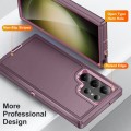 For Samsung Galaxy S24 Ultra 5G Life Waterproof Rugged Phone Case(Purple + Pink)