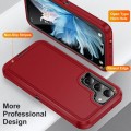 For Samsung Galaxy S24+ 5G Life Waterproof Rugged Phone Case(Red + Black)