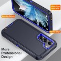 For Samsung Galaxy S24+ 5G Life Waterproof Rugged Phone Case(Dark Blue + Royal Blue)