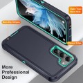 For Samsung Galaxy S24+ 5G Life Waterproof Rugged Phone Case(Dark Blue + Light Blue)