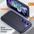 For Samsung Galaxy S24 5G Life Waterproof Rugged Phone Case(Dark Blue + Royal Blue)