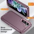 For Samsung Galaxy S24 5G Life Waterproof Rugged Phone Case(Purple + Pink)