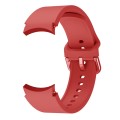 For Samsung Galaxy Watch 6 / 6 Classic Colorful Buckle Silicone Sport Watch Band(Red)