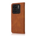 For Motorola Edge 40 Dual-color Stitching Leather Phone Case(Brown Red)