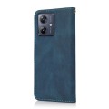 For Motorola Moto G54 5G Dual-color Stitching Leather Phone Case(Blue Green)