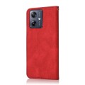 For Motorola Moto G54 5G Dual-color Stitching Leather Phone Case(Red Blue)