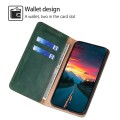 For Huawei nova 12 5G Gloss Oil Solid Color Magnetic Leather Phone Case(Green)