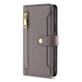 For TCL 20s / 20 5G / 20L / 20L+ Lite Sheep Texture Cross-body Zipper Wallet Leather Phone Case(Grey