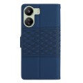 For Xiaomi Redmi 13C 4G Diamond Embossed Skin Feel Leather Phone Case(Dark Blue)