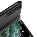 For Samsung Galaxy A05 Classic Tilt Strip Grain Magnetic Shockproof PC + TPU Phone Case(Black)