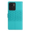 For Motorola Edge 40 Diamond Embossed Skin Feel Leather Phone Case(Blue)