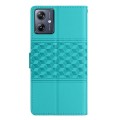 For Motorola Moto G54 5G Diamond Embossed Skin Feel Leather Phone Case(Blue)