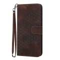 For Xiaomi Redmi Note 13 Pro 4G YX0060 Elephant Head Embossed Phone Leather Case with Lanyard(Coffee
