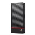 For Xiaomi Redmi 13C / Poco C65 LC.IMEEKE Carbon Fiber Texture Flip Leather Phone Case(Horizontal Bl