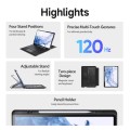 For Samsung Galaxy Tab S8+ / S7+ / S7 FE DUX DUCIS DK Floating Magnetic Keyboard Leather Tablet Case