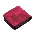 For Samsung Galaxy Z Flip5 5G YX0060 Elephant Head Embossed Phone Leather Case with Lanyard(Rose Red