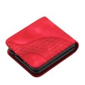 For Samsung Galaxy Z Flip4 5G YX0060 Elephant Head Embossed Phone Leather Case with Lanyard(Red)