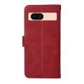 For Google Pixel 8a Classic Calf Texture Flip Leather Phone Case(Red)