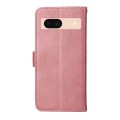For Google Pixel 8a Classic Calf Texture Flip Leather Phone Case(Rose Gold)