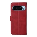 For Google Pixel 9 Classic Calf Texture Flip Leather Phone Case(Red)