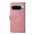 For Google Pixel 9 Classic Calf Texture Flip Leather Phone Case(Rose Gold)