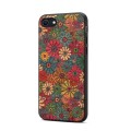 For iPhone 8 Plus / 7 Plus Four Seasons Flower Language Series TPU Phone Case(Spring Green)